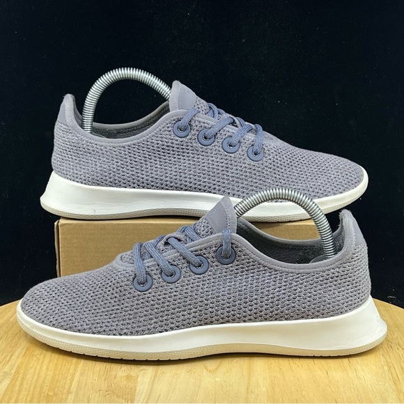 Allbirds Tree Runners Women's Size 8 Whitecap Blue Running Shoes Sneakers Wool - Picture 1 of 10